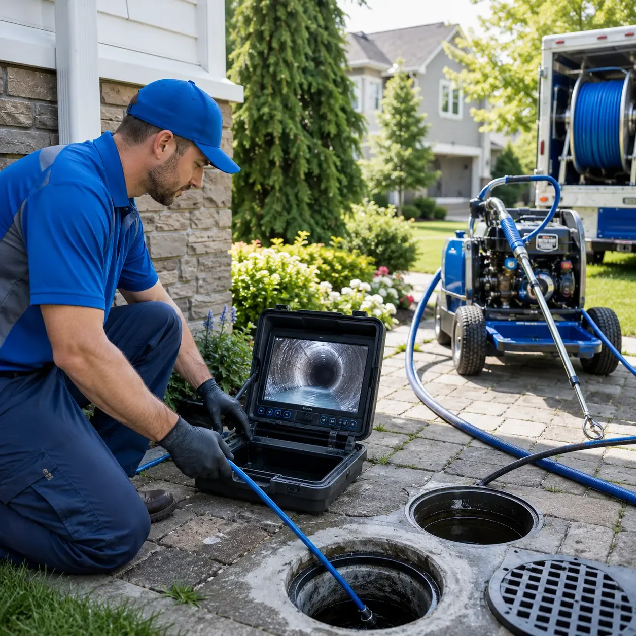 Outdoor drain cleaning professionals serving Luzerne, IA